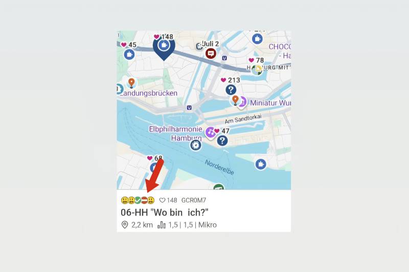 Neue Funktion in der offiziellen Geocaching-App für Android und iOS : 1780764022-1780636476=127546