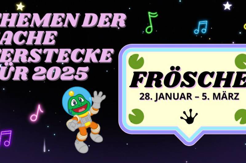 Das erste Versteckthema im Jahr 2025 ist… Frösche! 🐸: 1746245990-1741859112=4386878